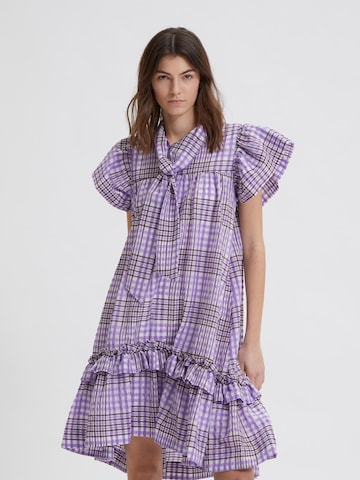 Robe 'Malike' SELECTED FEMME en violet : devant