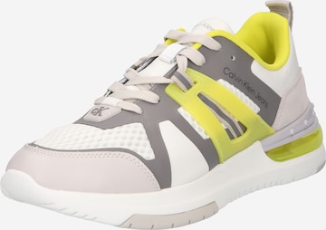 Calvin Klein Jeans Sneakers in Yellow: front