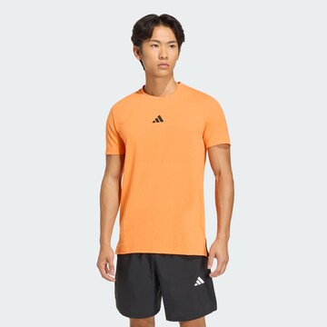ADIDAS PERFORMANCE Regular Funktionsshirt 'Designed for Training' in Orange: Vorderseite