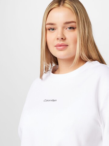 Calvin Klein Curve - Sudadera en blanco