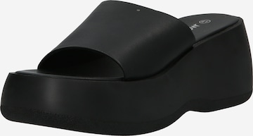 Monki Mules in Black: front