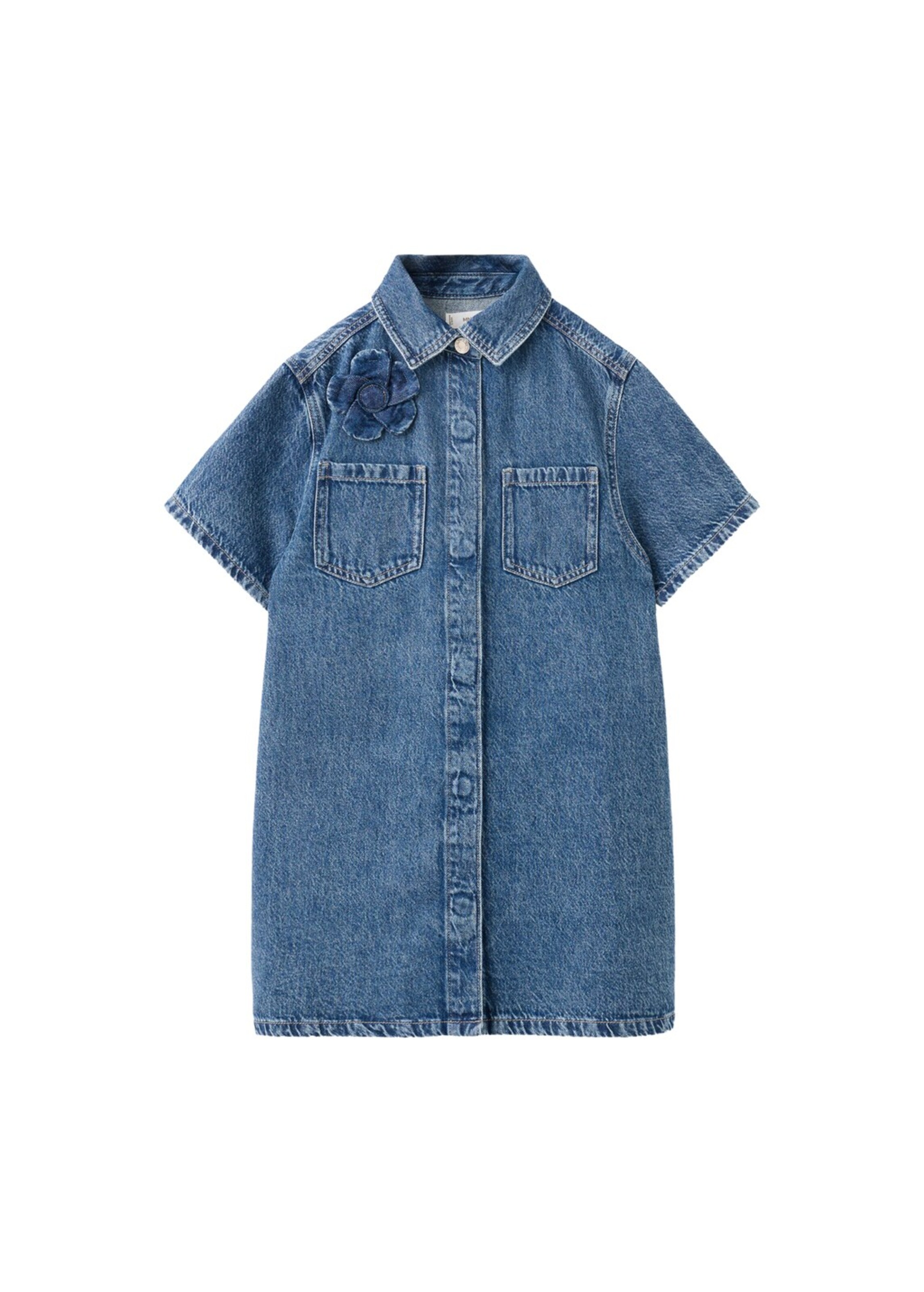 MANGO KIDS Dress 'Rose' in Blue: front