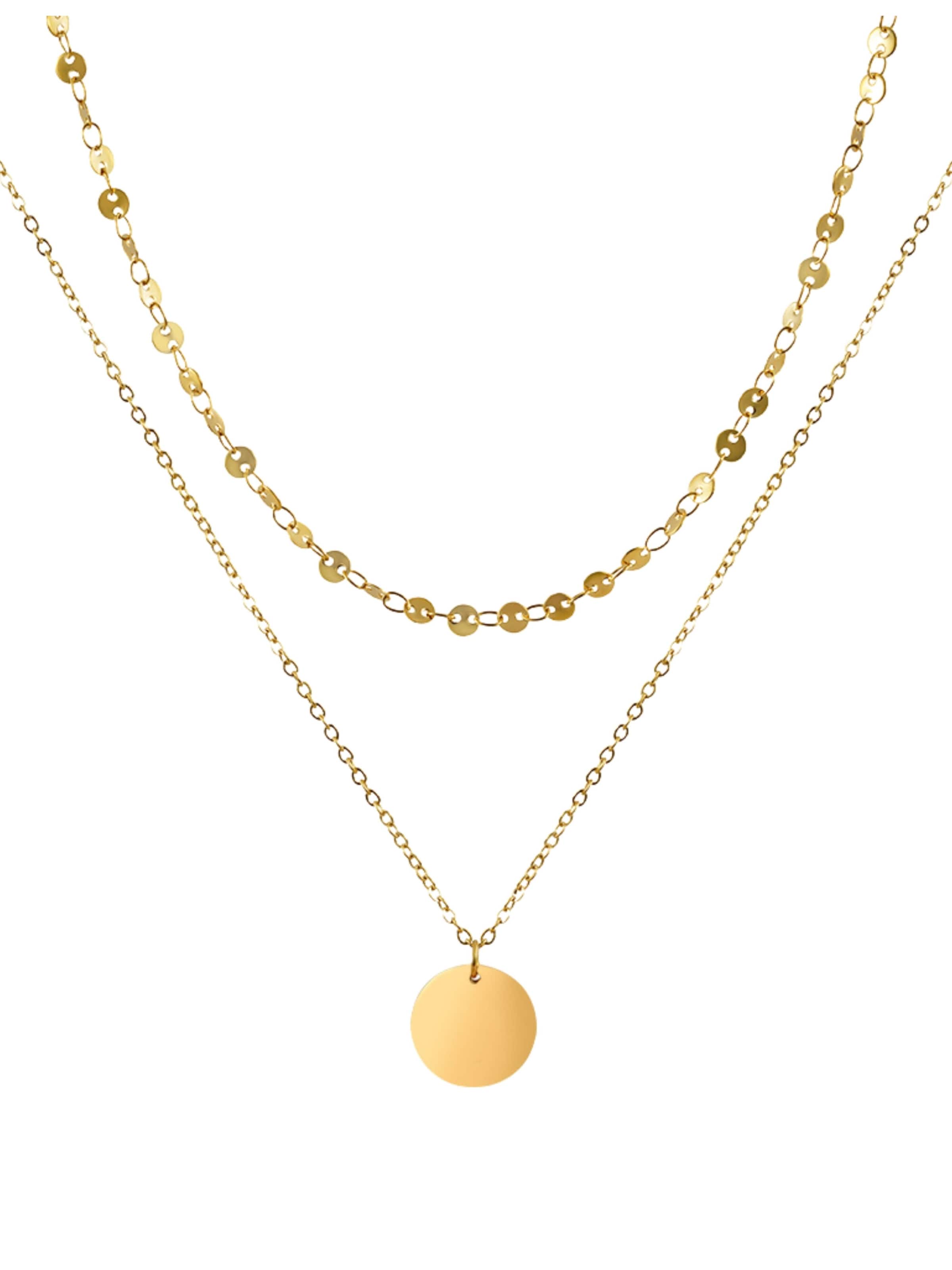 GOOD.designs Halskette in Gold: Vorderseite