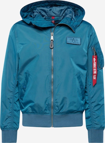 Giacca di mezza stagione di ALPHA INDUSTRIES in blu: frontale