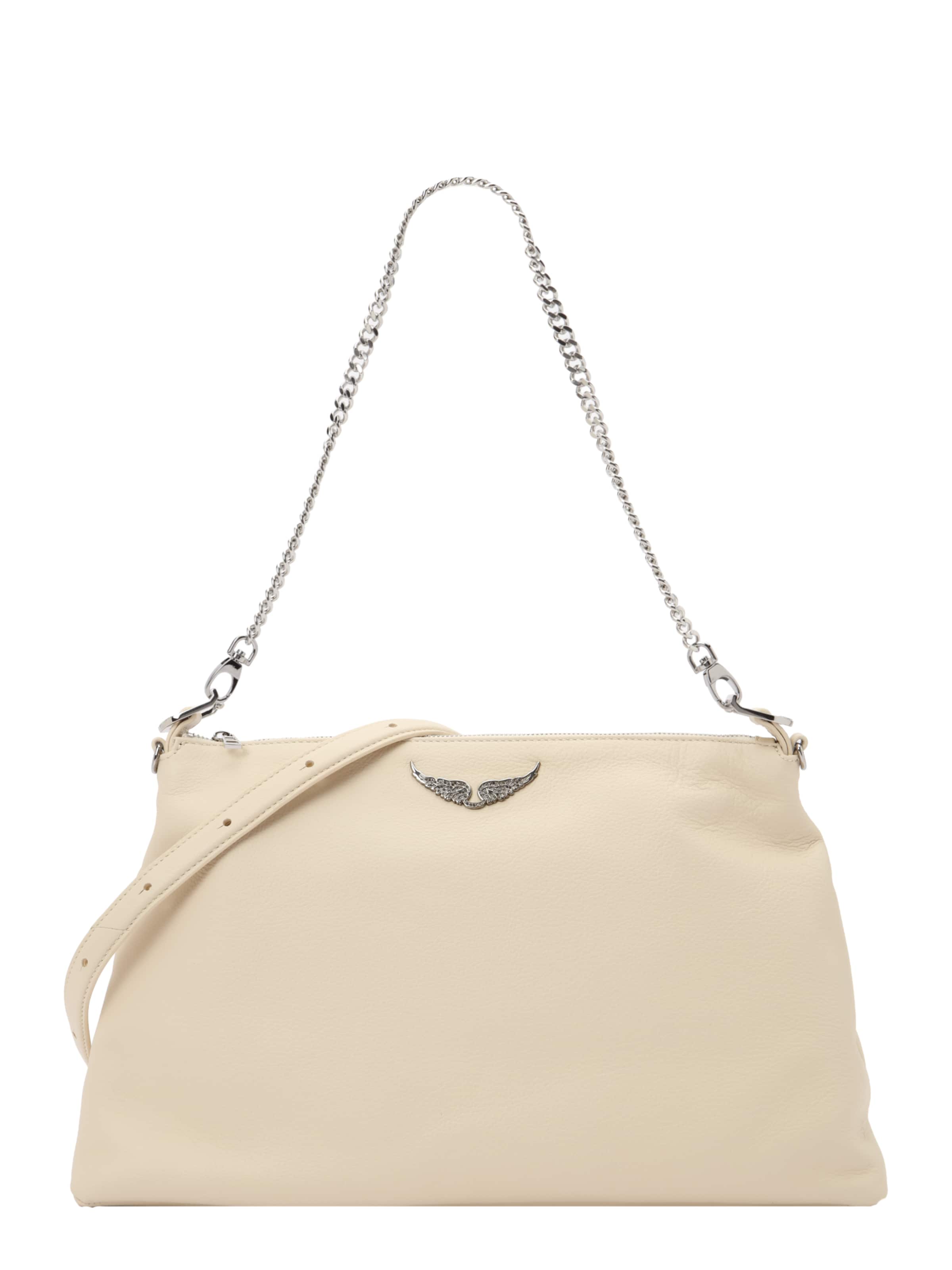 Sac bandoulière 'JIM' Zadig & Voltaire en beige : devant