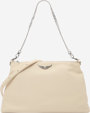 Sac bandoulière 'JIM' Zadig & Voltaire en beige : devant