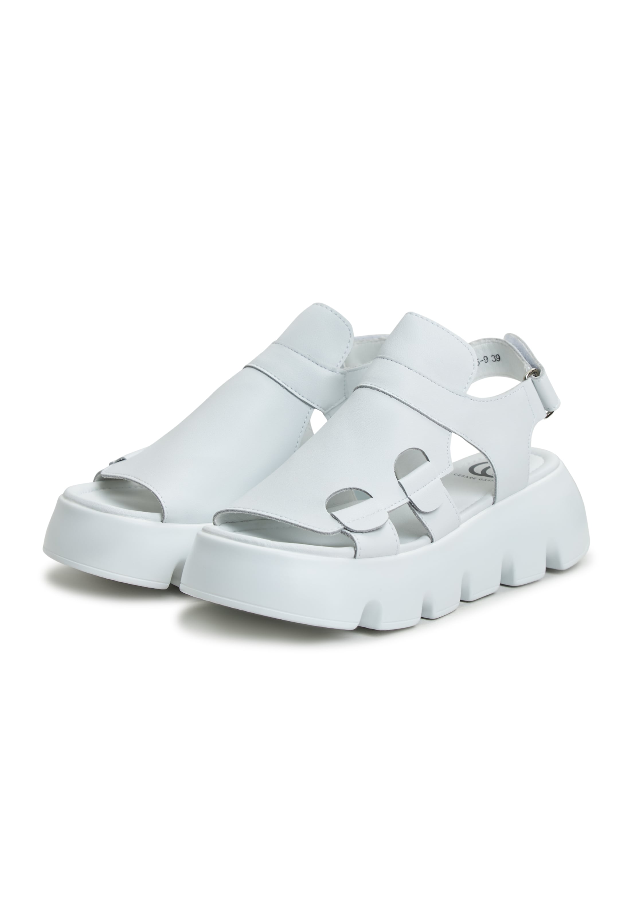 Sandales CESARE GASPARI en blanc