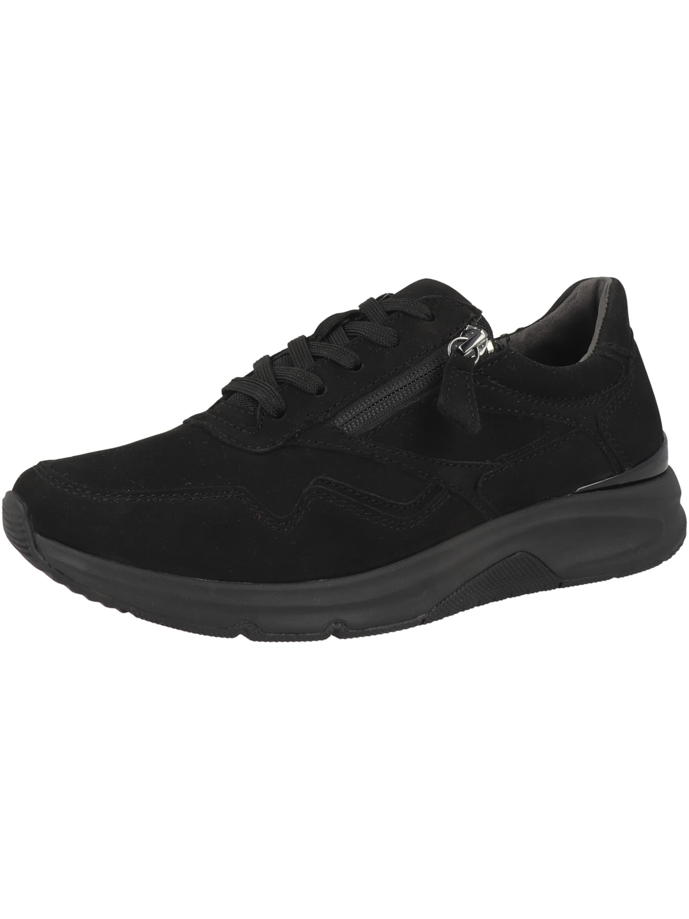 Sneaker bassa 'Rollingsoft 0103.01' di GABOR in nero: frontale