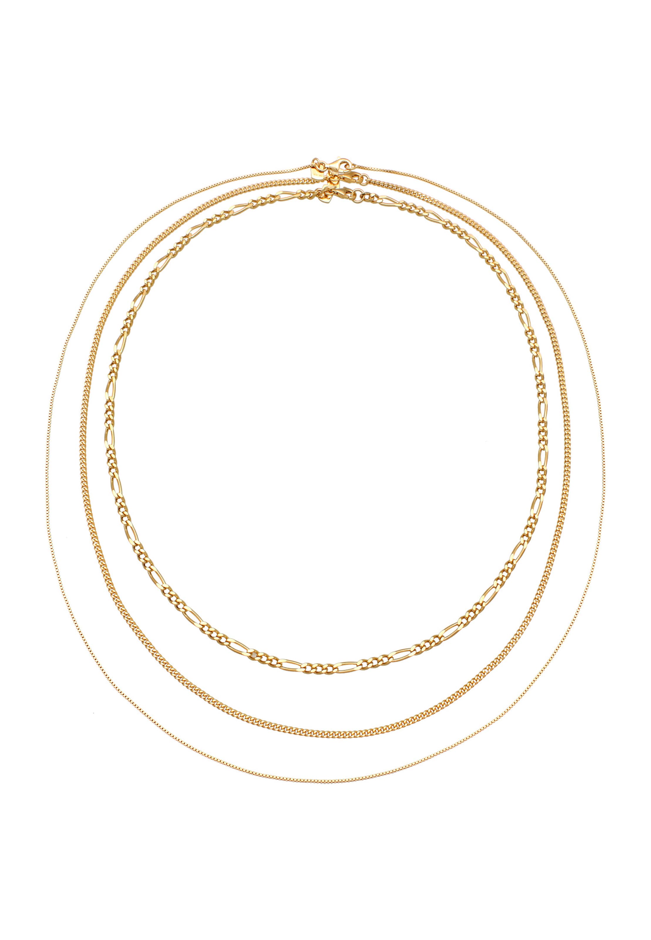 KUZZOI Kette in Gold: Vorderseite