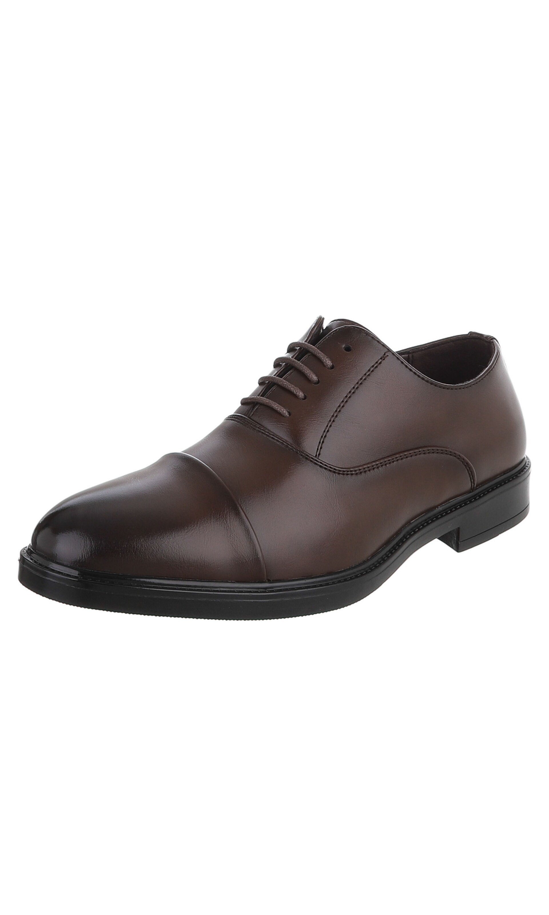 CoolWalk Lace-Up Shoes in Brown: front