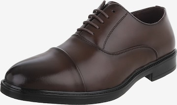 CoolWalk Lace-Up Shoes in Brown: front
