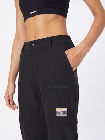 ROXY Regular Outdoor Pants 'CASTLE IN THE SNOW' in Black