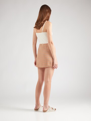 oranžinė BILLABONG Sijonas 'LIL CHECK'