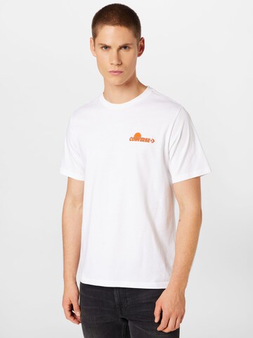 CONVERSE - Camiseta 'MOON MOUNTAIN' en blanco: frente