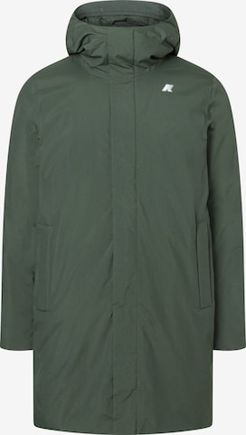 Giacca invernale 'THOMAS WARM OTTOMAN' di K-Way in verde: frontale