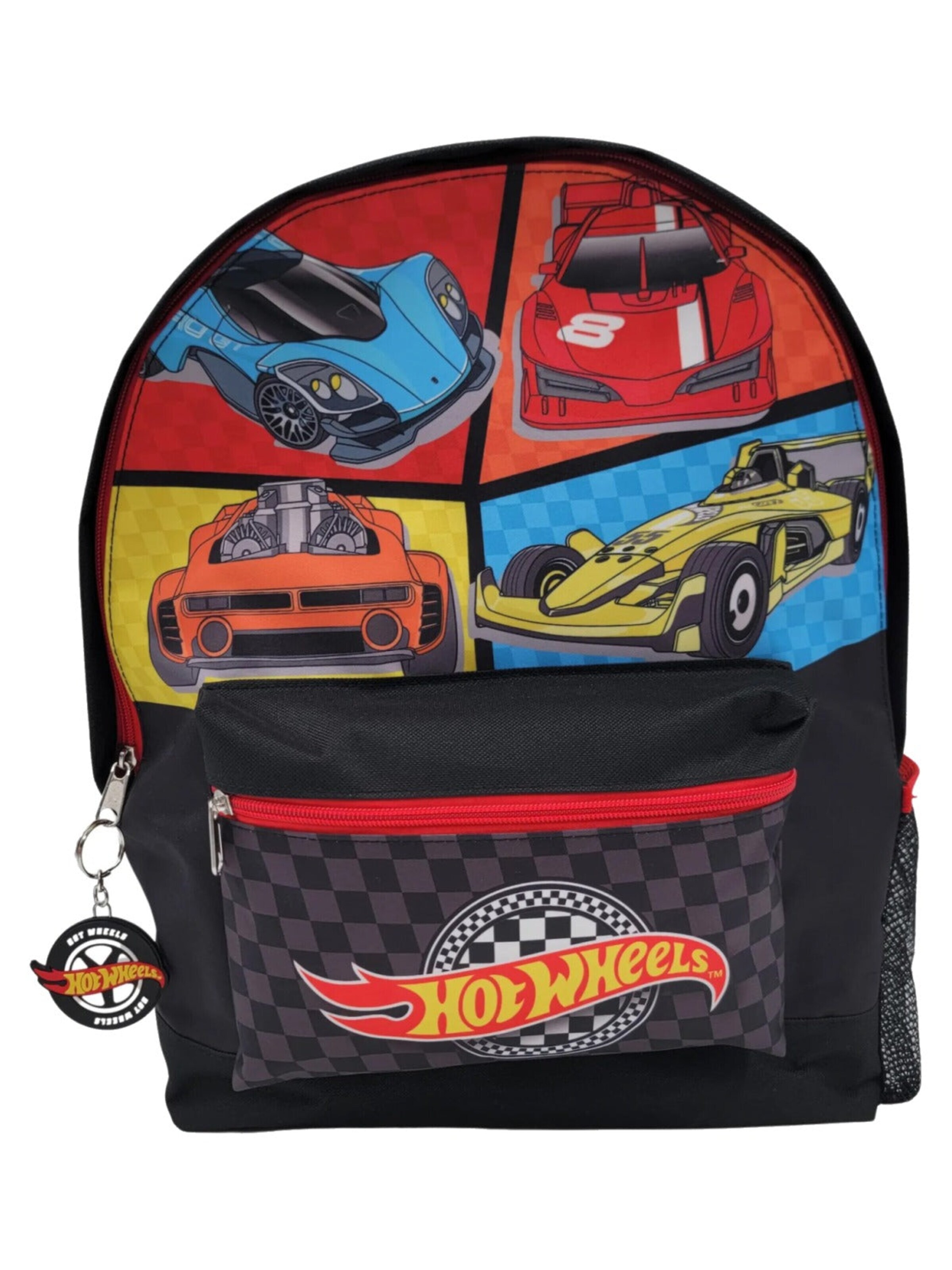 Hot Wheels Rucksack 'Hot Wheels Schoolset'‌‌‌‌‌‌‌ in Schwarz: Vorderseite