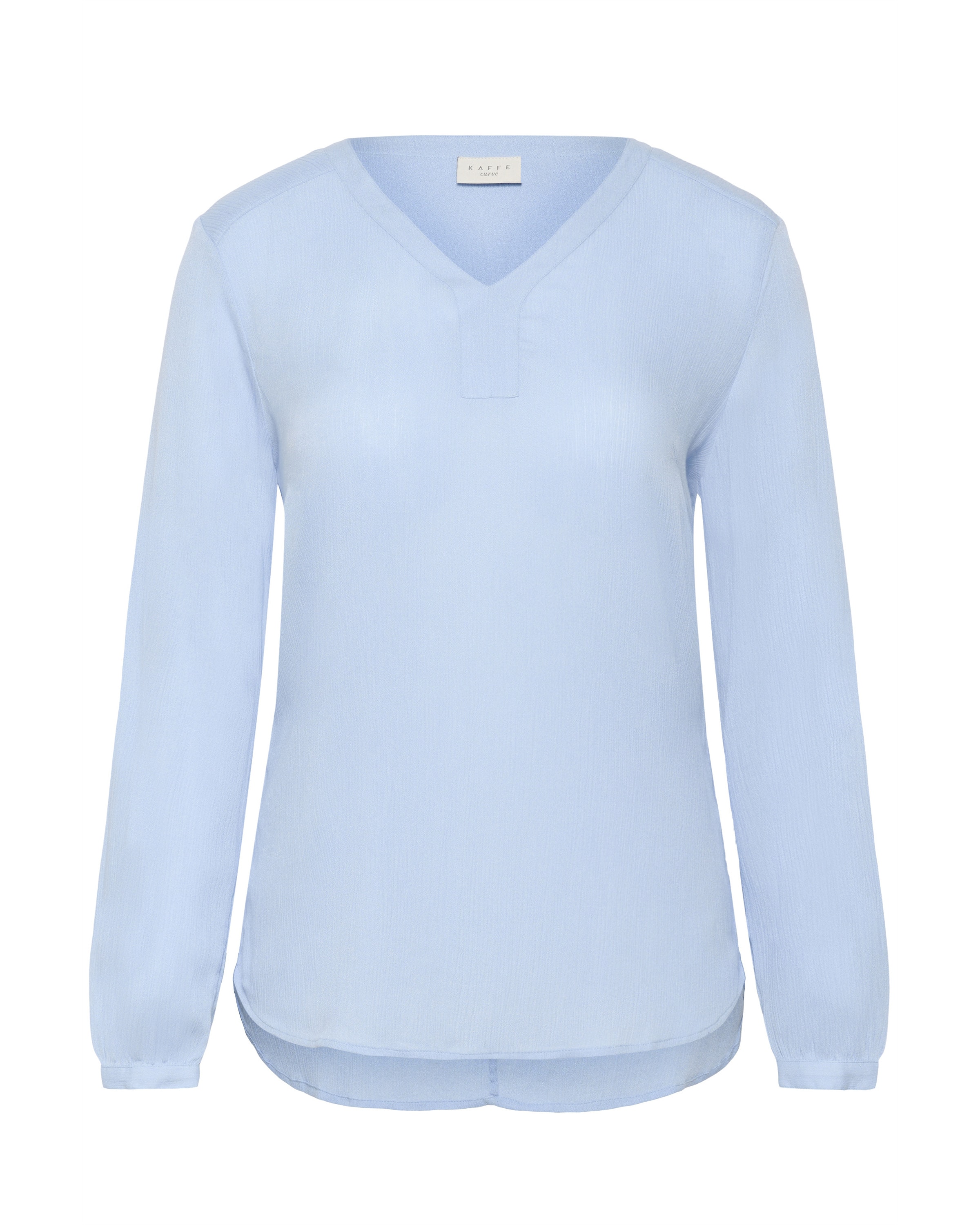 KAFFE CURVE Bluzka 'KCami' w kolorze niebieski: przód