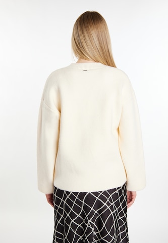 DreiMaster Klassik Sweater 'Casnagie' in White