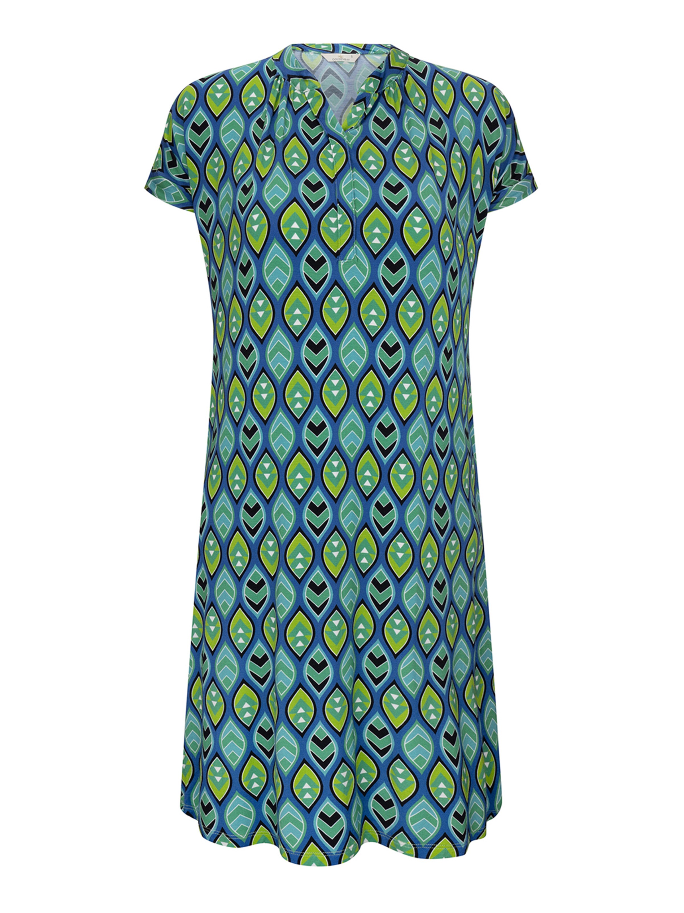 Goldenbay Dress in Blue: front