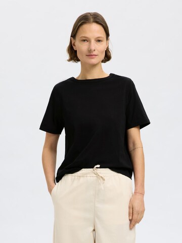 SELECTED FEMME Shirts i sort: forside