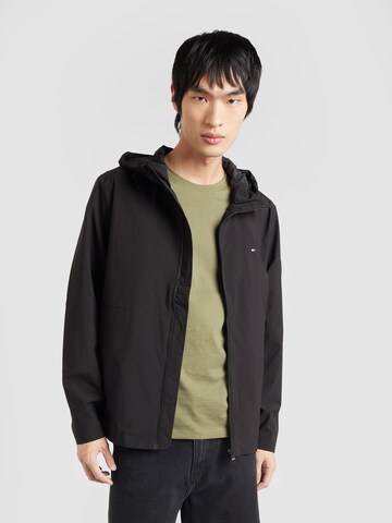 TOMMY HILFIGER Between-season jacket in Black: front