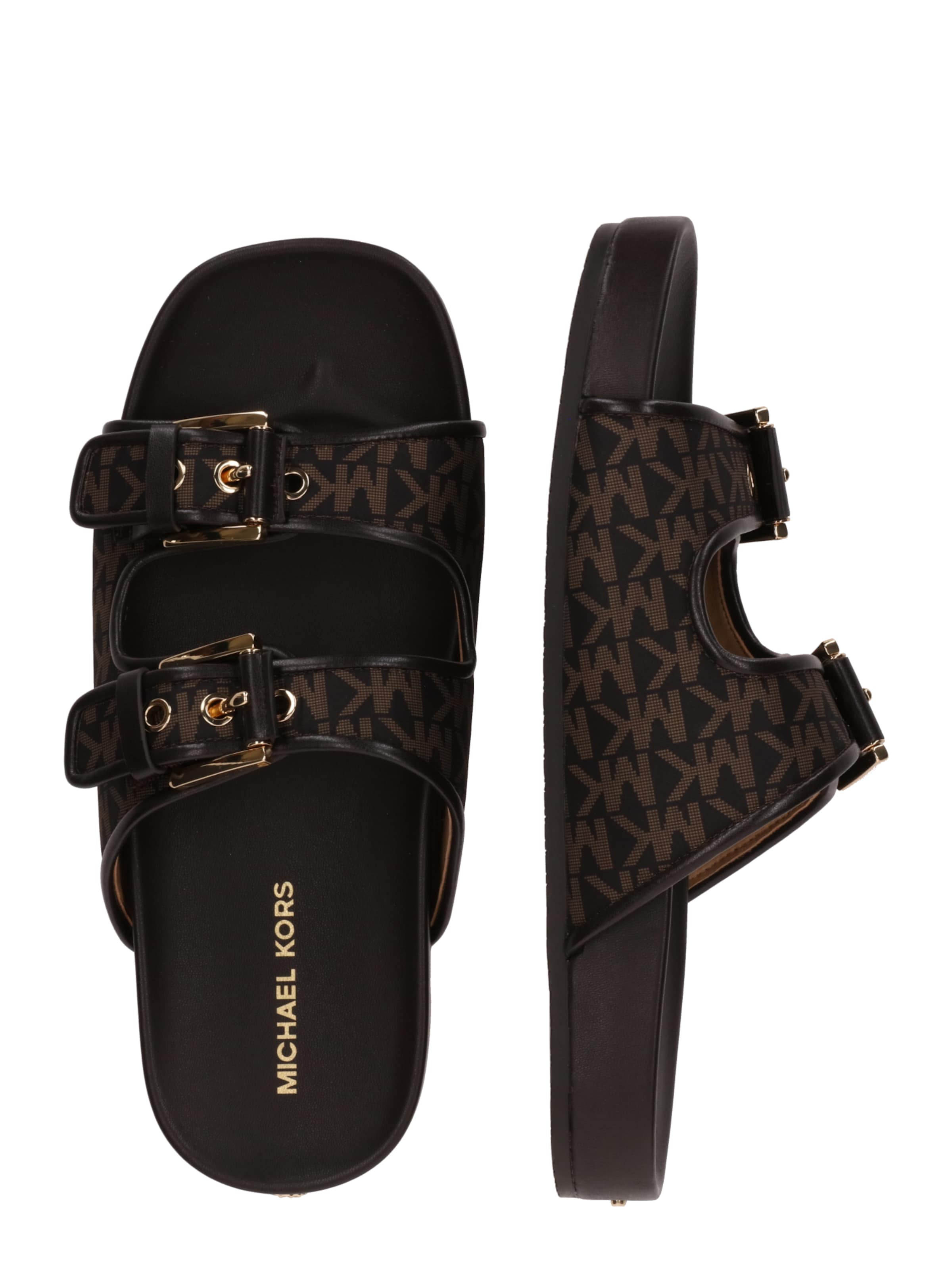 Saboți 'BYERS' de la MICHAEL Michael Kors pe maro