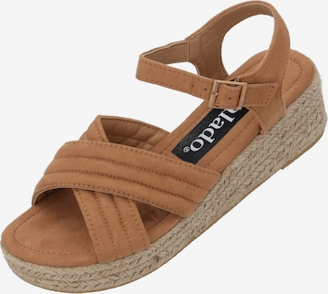 Palado Sandals 'Bolognia' in Brown: front