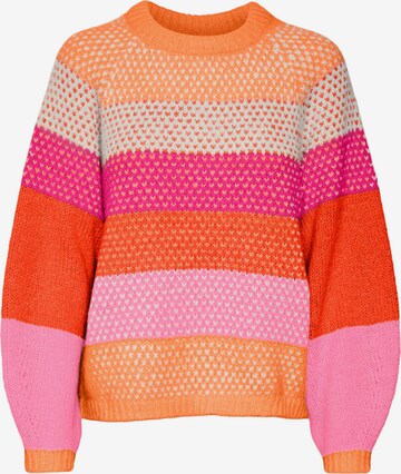 Pull-over 'CRUZ' VERO MODA en orange : devant