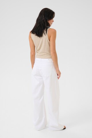 Wide Leg Jean My Essential Wardrobe en blanc