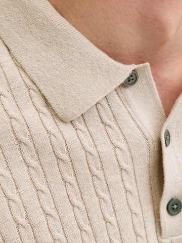 JACK & JONES Pulover 'JJEEmil' | bež barva