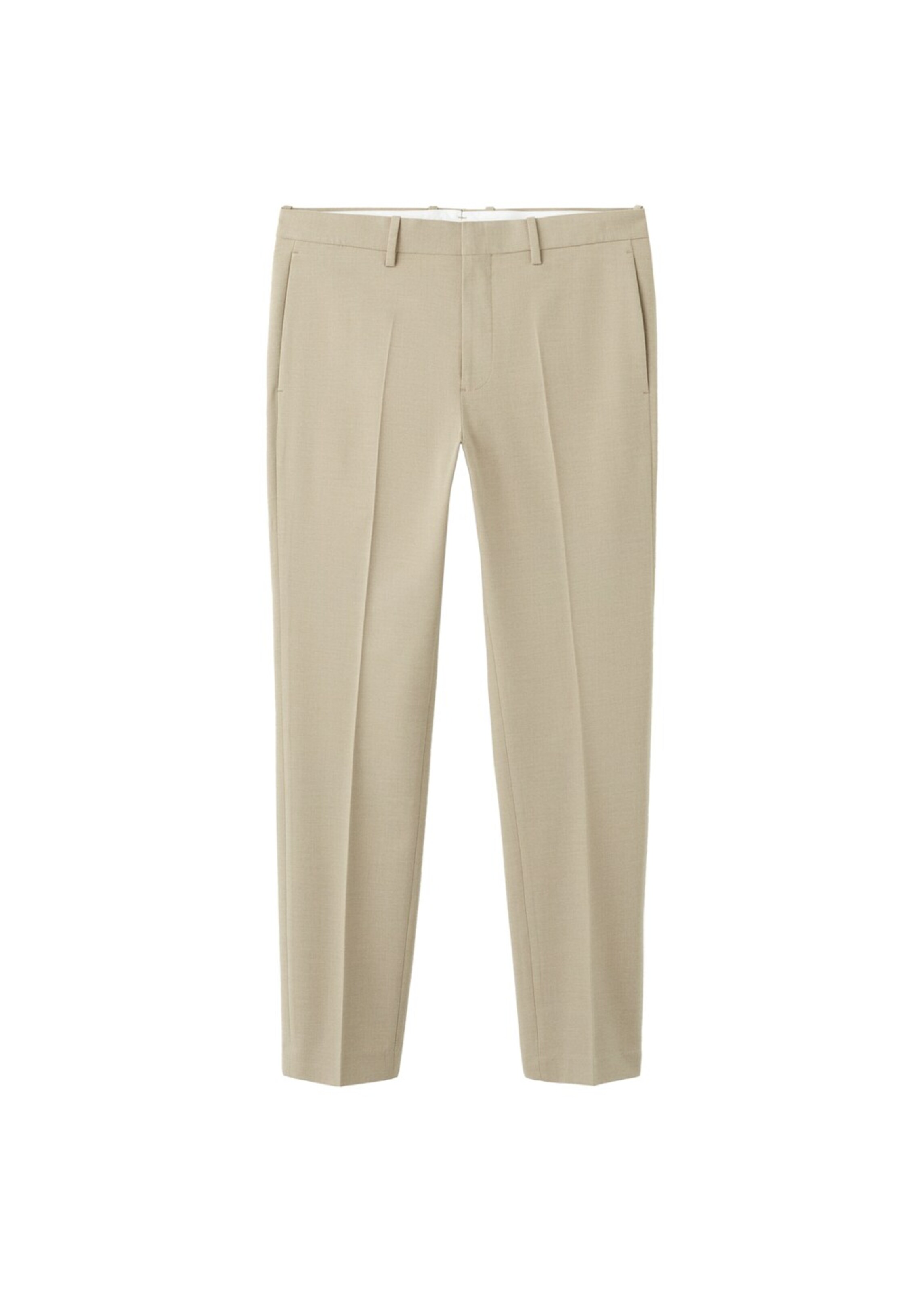 MANGO MAN Slimfit Hose 'Paris' in Beige: Vorderseite