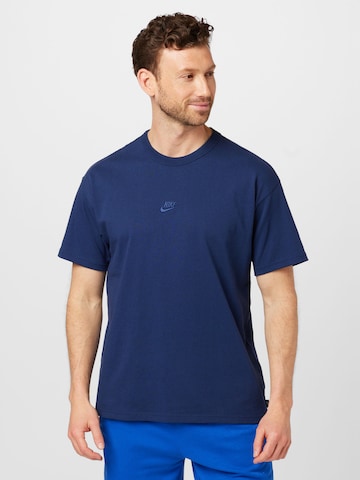Nike Sportswear Shirt 'Essential' in Blue: front