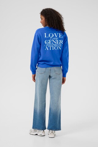 Kaffe Sweatshirt 'Berta' in Blauw