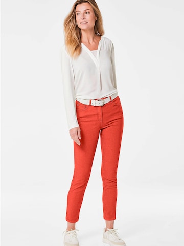 Goldner Slim fit Jeans in Red