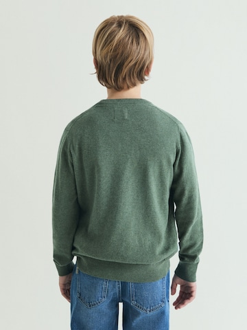 Scalpers Sveter 'Skull Intarsia' - Zelená