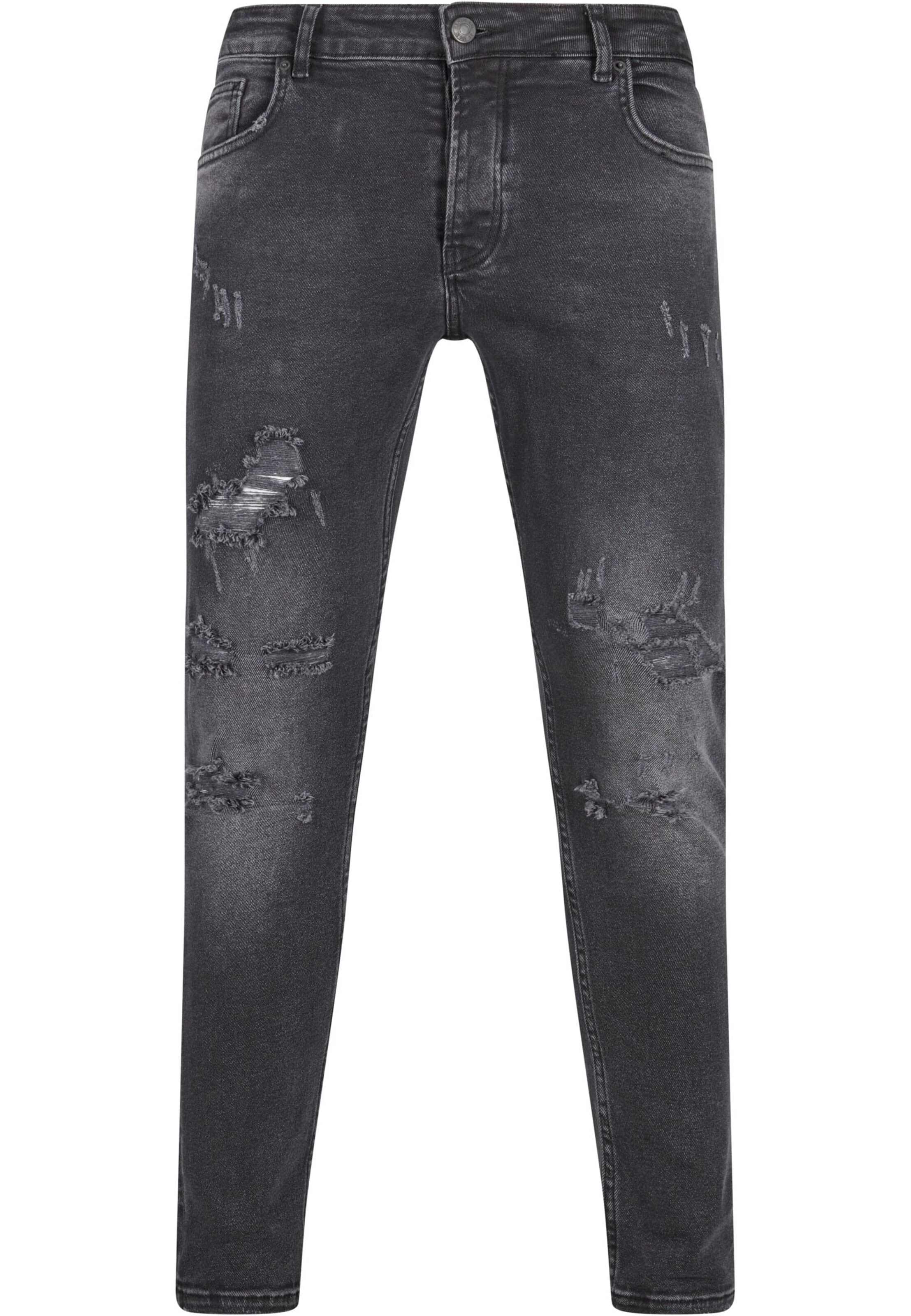 Skinny Jeans di 2Y Premium in nero: frontale