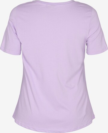 T-shirt 'Vera' Zizzi en violet