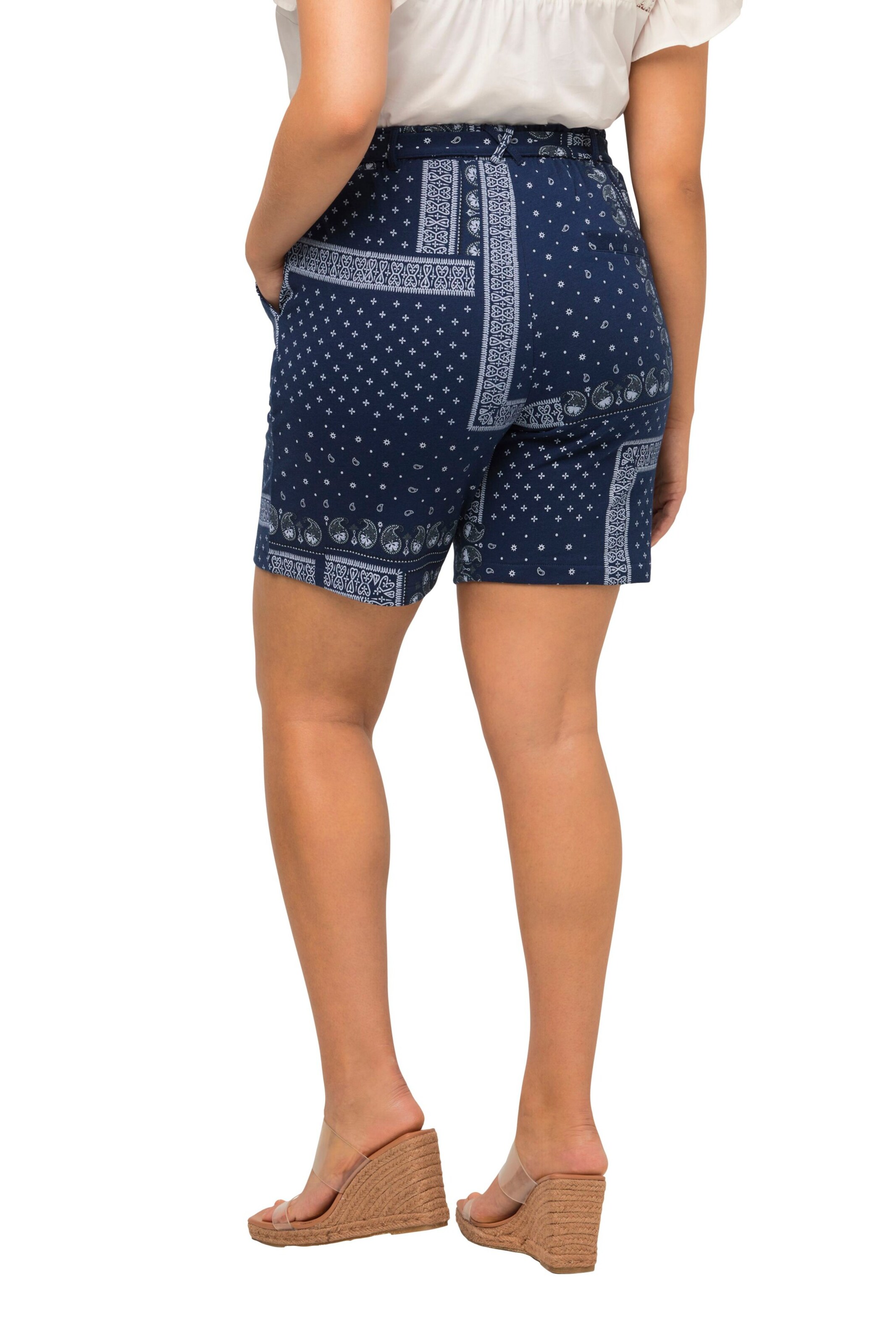 Ulla Popken Regular Broek in Blauw