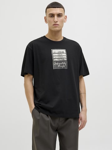 JACK & JONES Shirt in Black: front