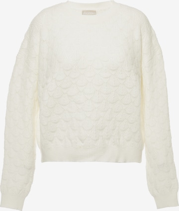 Pull-over Jalene en blanc : devant