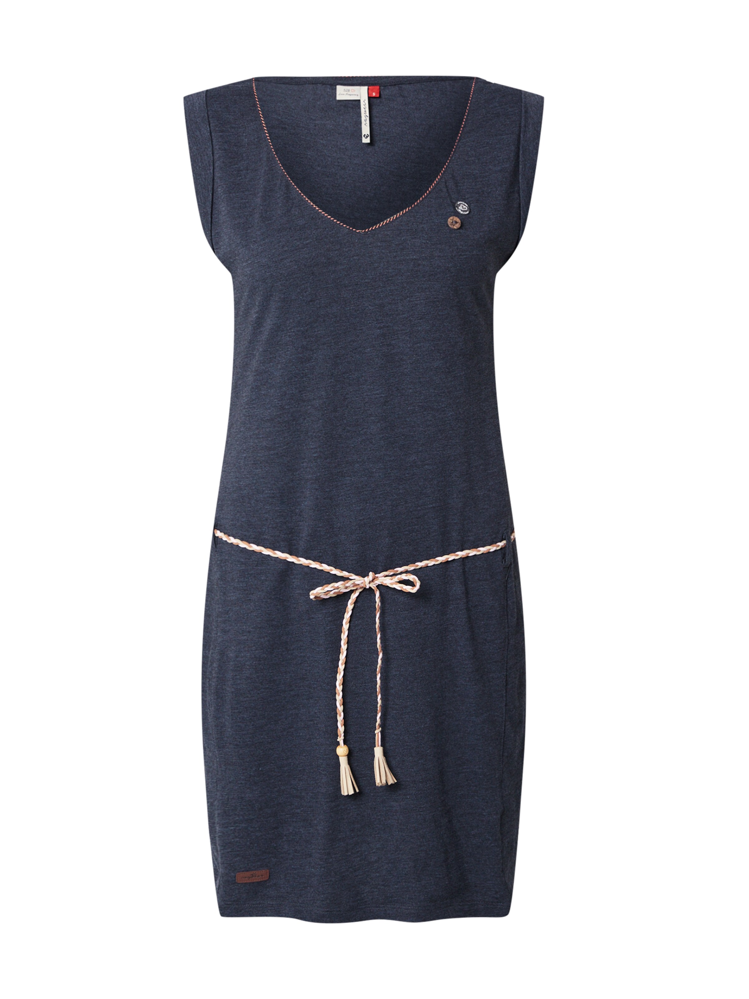 Ragwear Kleid 'Slavka' in Blau: Vorderseite
