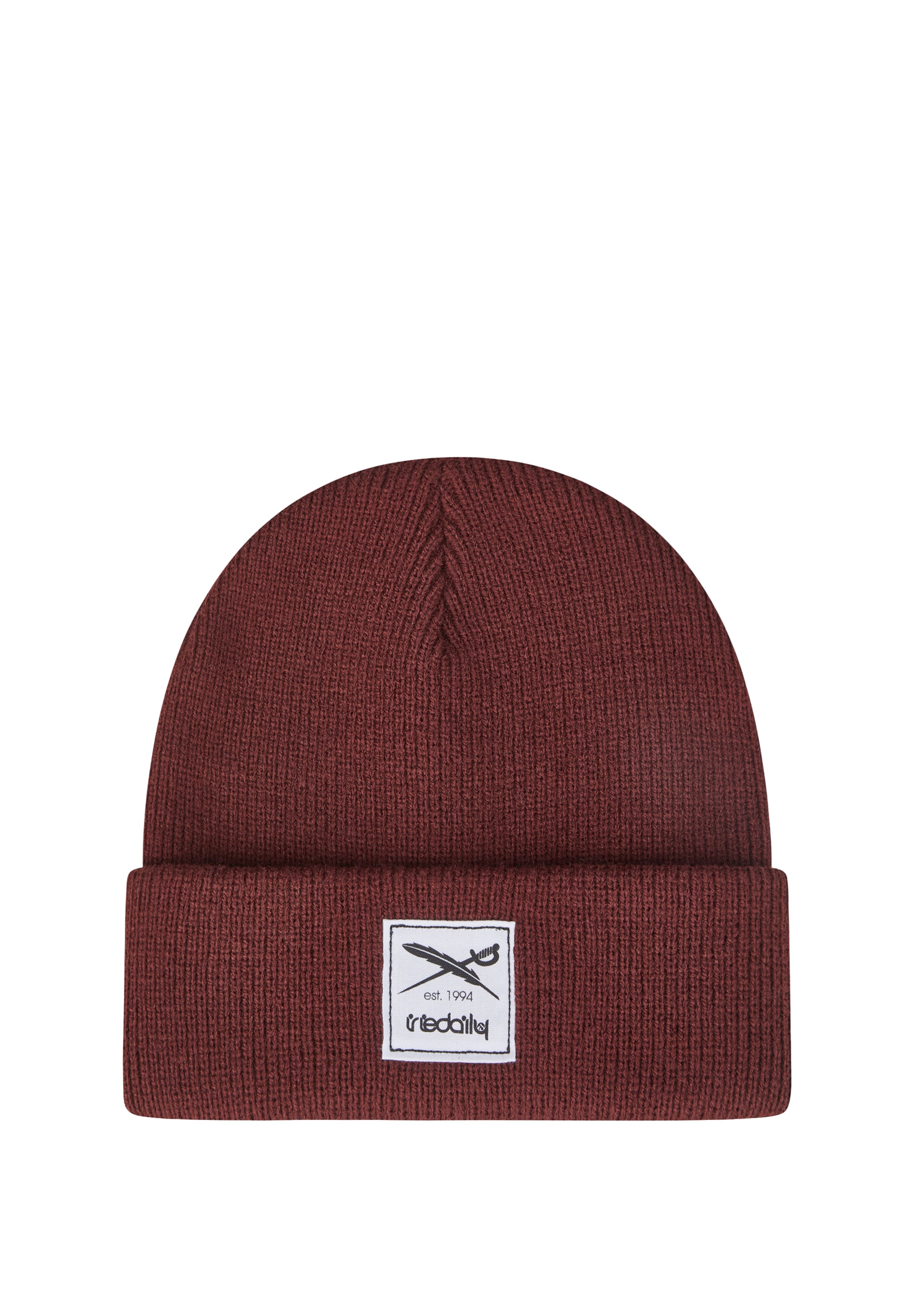 Iriedaily Beanie 'Smurpher Heavy' in Red: front