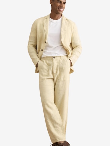 Coupe regular Veste de costume Il Lanificio en beige