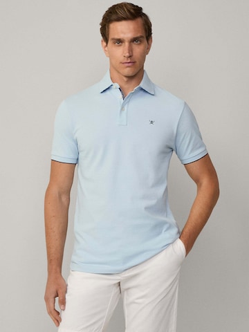 Hackett London Poloshirt in Blau: Vorderseite