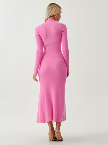 Tussah Kjole 'CHELSEA' i pink: tilbage
