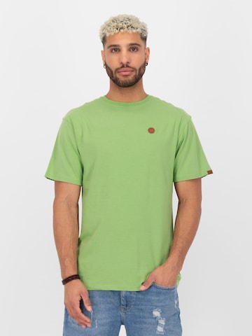 Alife and Kickin Shirt 'Maddox' in Green: front