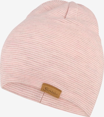STERNTALER Beanie in Pink: front
