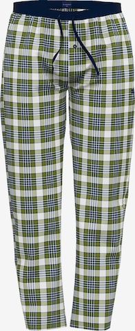 zaļš TOM TAILOR Pidžamas bikses: no priekšpuses