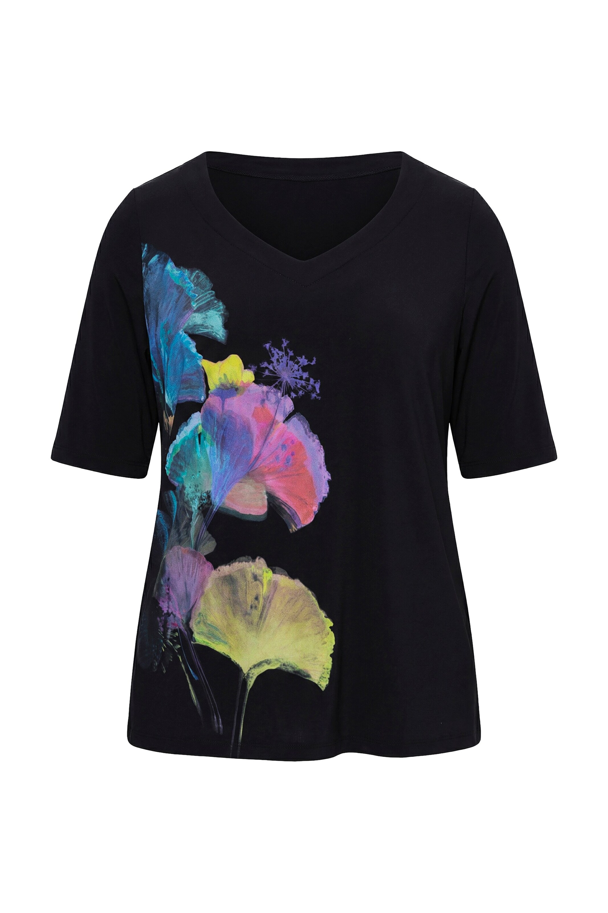 Ulla Popken Shirt in Black: front