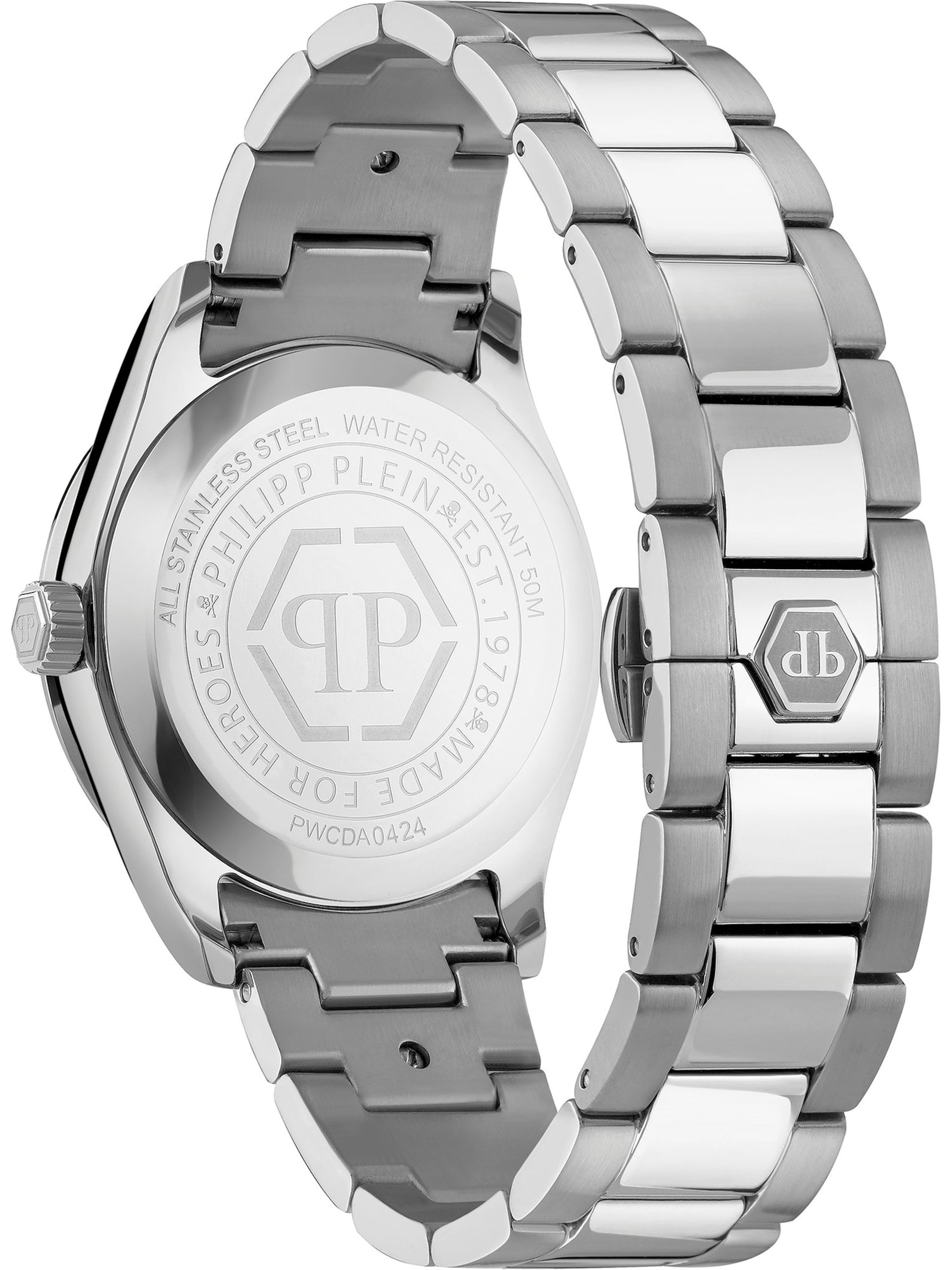 Montre à affichage analogique Philipp Plein en argent